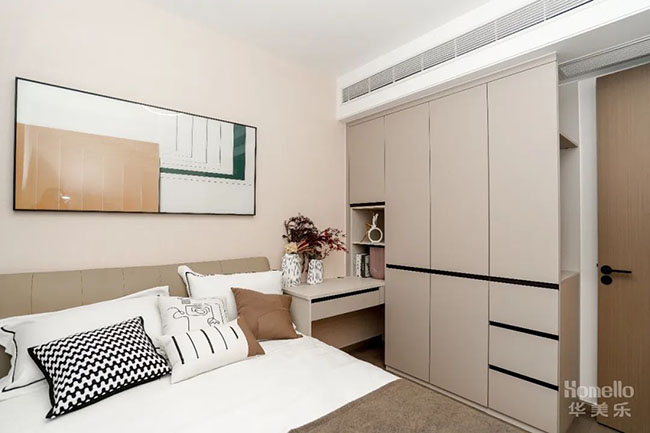 125㎡現(xiàn)代四居，合理利用軟裝布局，小空間也有大收納